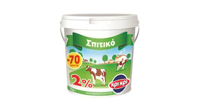 Κρι Κρι Σπιτικό Επιδόρπιο Γιαουρτιού 2% Λιπαρά 1kg -0.70€