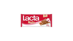 Lacta Nuts Σοκολάτα Γάλακτος Αμύγδαλο 85g