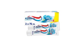 Aquafresh Οδοντόκρεμα Fresh & Minty 2x75ml