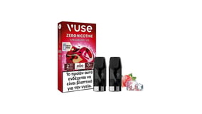 Vuse Κάψουλες Strawberry Ice Zero 0mg/ml 1000 Puffs 2τεμ