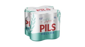 Pils Hellas Μπύρα 0.0% 4x330ml