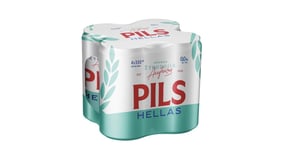 Pils Hellas Μπύρα 0.0% 4x330ml