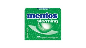 Mentos Τσίχλες Storming Δυόσμος Χωρίς Ζάχαρη 33g