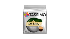 Jacobs Κάψουλες Espresso Ristretto Συμβατές με Μηχανές Tassimo 16τεμ 128g