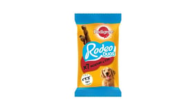 Pedigree Rodeo Duos Λιχουδιές για Σκύλους με Μοσχάρι & Τυρί 7τεμ 123g