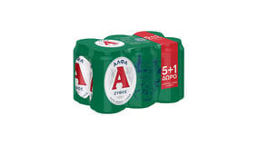 Άλφα Lager Κουτί 6x330ml 5+1 Δώρο