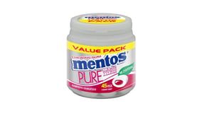Mentos Τσίχλες Pure White Κεράσι & Μέντα 90g