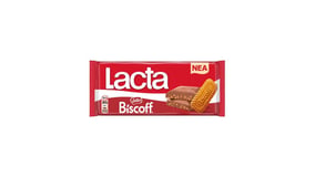 Lacta Σοκολάτα Γάλακτος Biscoff 85g