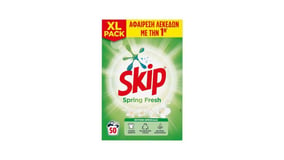 Skip Απορρυπαντικό Πλυντηρίου Ρούχων σε Σκόνη Spring Fresh 50μεζ