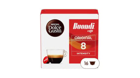 Nescafe Κάψουλες Espresso Buondi Συμβατές με Μηχανές Dolce Gusto 16τεμ 186g