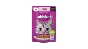 Whiskas 1+ Φακελάκι με Σολομό σε Σάλτσα 85g