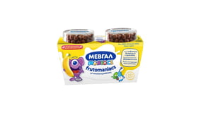 Μεβγάλ Frutomaniacs Επιδόρπιο Γιαουρτιού Μπανάνα με Σοκολατομπαλίτσες 2x140g