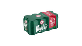 Mythos Lager Κουτί 8x330ml 6+2 Δώρο