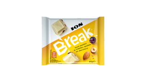 ΙΟΝ Break Λευκή Σοκολάτα Γάλακτος με Σταφίδες, Αμύγδαλα & Φουντούκια 85gr