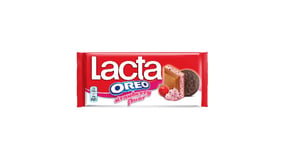Lacta Σοκολάτα Γάλακτος Oreo & Strawberry 105gr