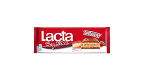 Lacta Σοκολάτα Γάλακτος Big Time Strawberry Cheesecake 300gr