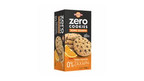 Βιολάντα Zero Cookies Πορτοκάλι με κομμάτια Μαύρης Σοκολάτας 170gr