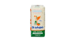 3 Άλφα Ρύζι Γλασσέ 500gr