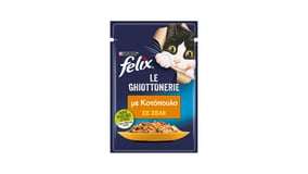 Felix Υγρή Τροφή για Γάτες Again Κοτόπουλο σε Φακελάκι 85gr