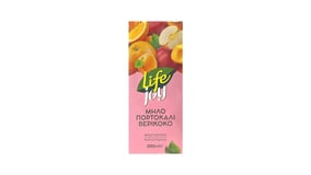 Life μήλο, πορτοκάλι & βερύκοκο 250ml