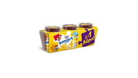 Δέλτα Smart Επιδόρπιο Γιαουρτιού Μπανάνα 3x140g 2+1 Δώρο