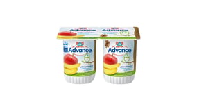 Δέλτα Advance Επιδόρπιο Γιαουρτιού Μήλο & Μπανάνα 2x145g