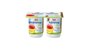 Δέλτα Advance Επιδόρπιο Γιαουρτιού Μήλο & Μπανάνα 2x145g