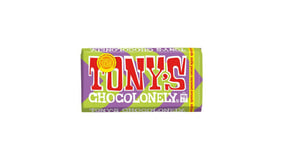 Tony's Chocolonely Σοκολάτα Γάλακτος με Pecan, Καραμέλα & Μπισκότο Feuilletine 90g