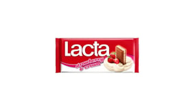 Lacta Σοκολάτα με Κρέμα Φράουλα 100g