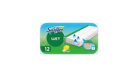 Swiffer Sweeper Υγρά Πανάκια Καθαρισμού Δαπέδων με Άρωμα Λεμόνι 12τεμ