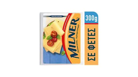 Milner Τυρί Ολλανδίας Μαλακό 18% Λιπαρά σε Φέτες Fresh Lock 300g
