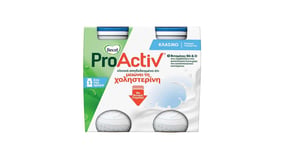 Becel Proactiv Ρόφημα Γιαουρτιού Κλασικό 4x75g
