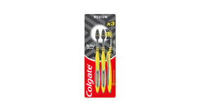 Colgate Οδοντόβουρτσα Zig Zag Charcoal Μέτρια 3τεμ
