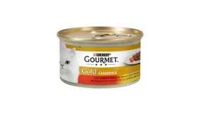 Purina Gourmet Gold Υγρή Τροφή για Γάτες Βοδινό & Κατόπουλο 85g