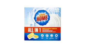 Clean Home Κάψουλες Πλυντηρίου Πιάτων All in 1 40τεμ
