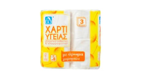 ΑΒ Χαρτί Υγείας Χαμομήλι 3 Φύλλα 8 Ρολά 736g