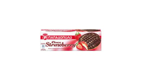 Παπαδοπούλου Μπισκότα Γεμιστά Choco-Strawberry 150g