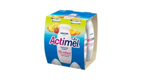 Danone Actimel Επιδόρπιο Γιαουρτιού με Διάφορα Φρούτα 4x100g