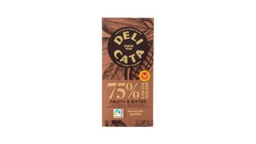 Delicata Μαύρη Σοκολάτα με 75% Κακάο 100g
