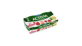 Activia Επιδόρπιο Γιαουρτιού Φράουλα 2x200g
