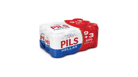 Pils Μπύρα σε Κουτί 9+3 Δώρο 330ml