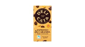 Delicata Μαύρη Σοκολάτα Espresso & Caramel 90g