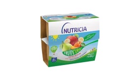 Nutricia Frutapura Κρέμα Φρούτων 4x100g