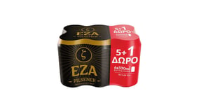 Εζα Premium Pilsener Κουτί 6x330ml 5+1 Δώρο