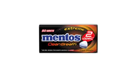 Mentos Καραμέλες Clean Breath Extreme Black 35g