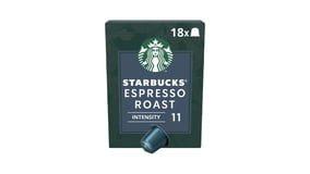 Starbucks Κάψουλες Espresso Roast Συμβατές με Μηχανές Nespresso 18τεμ 101g
