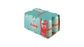 Βεργίνα Μπύρα Lager Alcohol Free Κουτί 6x330ml 5+1 Δώρο