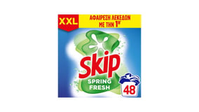 Skip Σκόνη Πλυντηρίου Ρούχων Spring Fresh 48μεζ