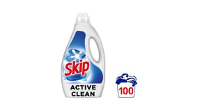 Skip Υγρό Απορρυπαντικό Πλυντηρίου Ρούχων Active Clean 100 Μεζούρες
