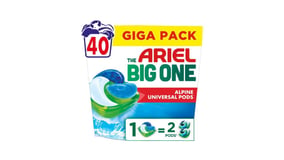 Ariel Kάψουλες Πλυντηρίου Ρούχων Allin1 Pods The Big One Alpine 40τεμ
